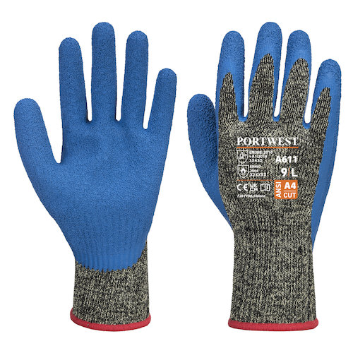 A611 Aramid HR Cut Latex Gloves (5036108321544)